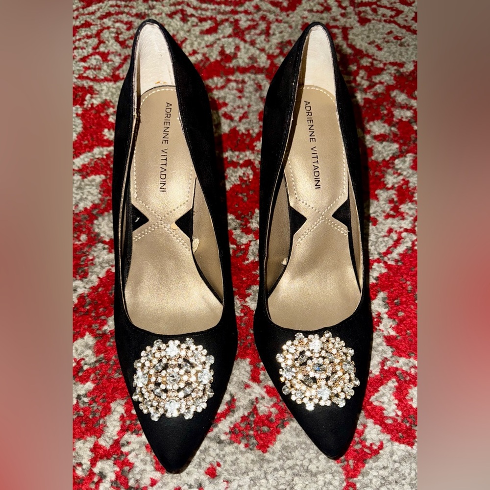 Adrienne Vittadini - AV-Norme GX - Embellished Rhinestone 3” heels - 7M/37